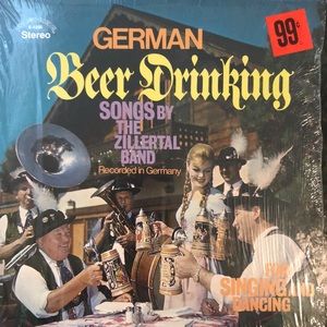 The Zillertal Band German Beer Drinking Songs Vinyl Lp